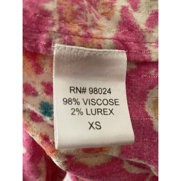 Revolve House of Harlow 1960 Dress Mini Print Tiered Babydoll Boho - Picture 14 of 15